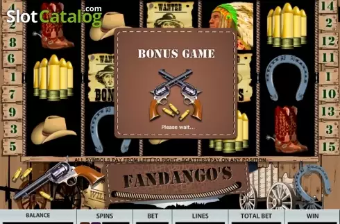 Οθόνη οθόνης μπόνους 1. Fandango's Κουλοχέρης