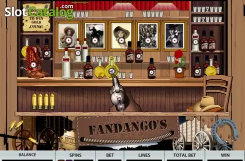 Η οθόνη του μπόνους 2. Fandango's Κουλοχέρης