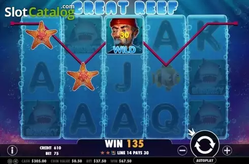 Οθόνη3. Great Reef Κουλοχέρης