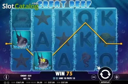 Οθόνη4. Great Reef Κουλοχέρης