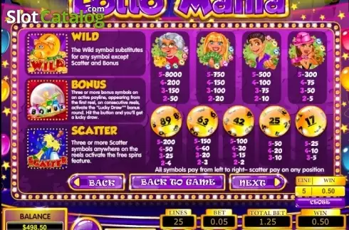 Οθόνη5. Lotto Mania Κουλοχέρης