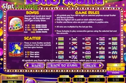 Οθόνη6. Lotto Mania Κουλοχέρης