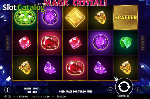 Οθόνη2. Magic Crystals Κουλοχέρης