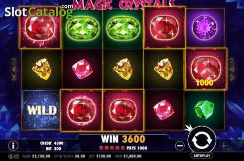 Οθόνη3. Magic Crystals Κουλοχέρης