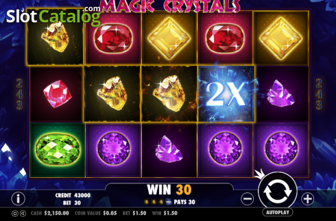 Οθόνη4. Magic Crystals Κουλοχέρης