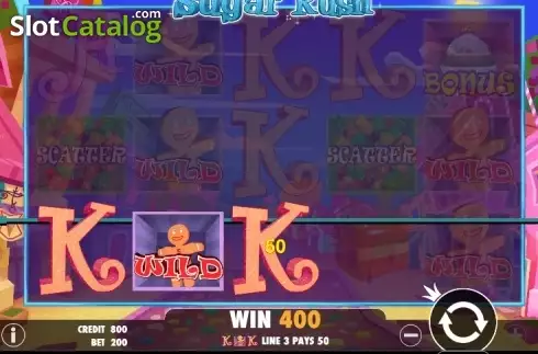 Οθόνη4. Sugar Rush 2015 Κουλοχέρης
