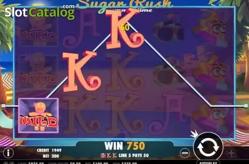 Οθόνη5. Sugar Rush Summer Time Κουλοχέρης