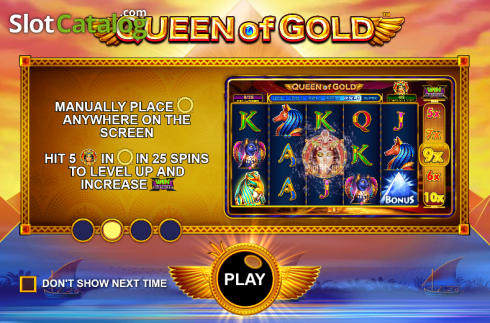 Οθόνη 1. Queen of gold Κουλοχέρης