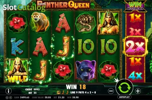 Οθόνη 4. Panther Queen Κουλοχέρης