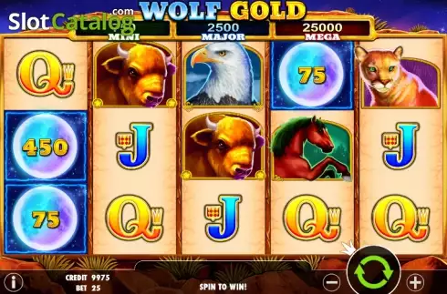 Οθόνη 2. Wolf Gold Κουλοχέρης