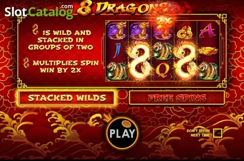 Οθόνη 2. 8 Dragons (Pragmatic Play) Κουλοχέρης 