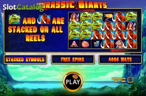 Οθόνη 1. Jurassic Giants Κουλοχέρης