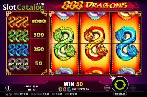 Οθόνη 2. 888 Dragons (Pragmatic Play) Κουλοχέρης