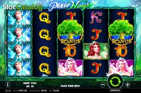 Οθόνη 2. Pixie Wings Κουλοχέρης