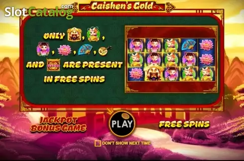 Οθόνη 1. Caishen's Gold Κουλοχέρης 