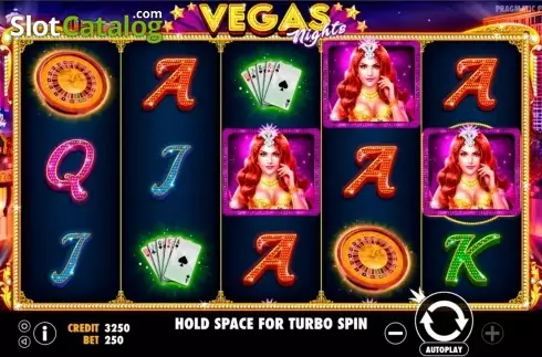 Οθόνη2. Vegas Nights (Pragmatic Play) Κουλοχέρης