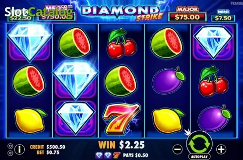 Οθόνη5. Diamond Strike (Pragmatic Play) Κουλοχέρης