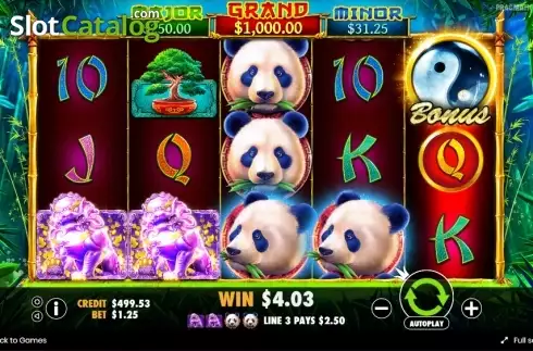 Οθόνη4. Panda's Fortune Κουλοχέρης