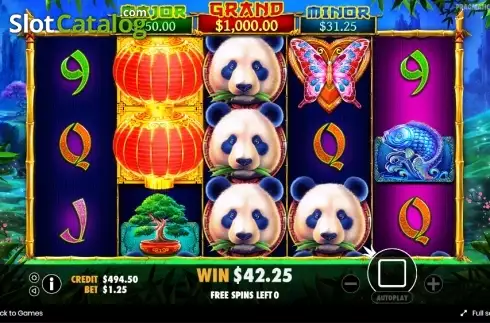Οθόνη9. Panda's Fortune Κουλοχέρης