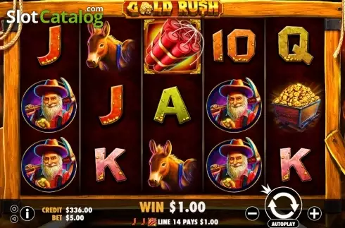 Οθόνη5. Gold Rush (Pragmatic Play) Κουλοχέρης
