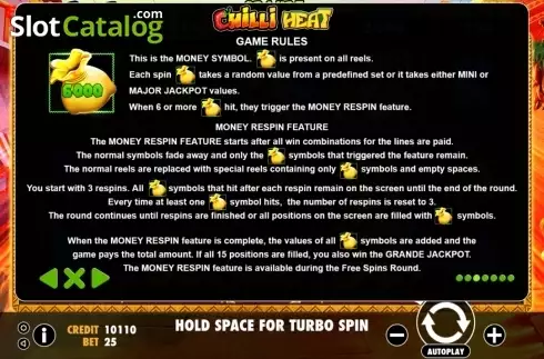 Οθόνη4. Chilli Heat Κουλοχέρης 