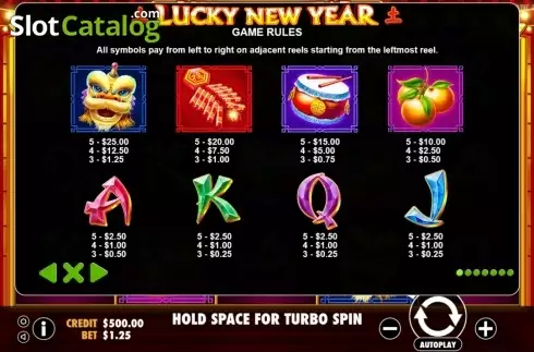 Οθόνη2. Lucky New Year Κουλοχέρης 