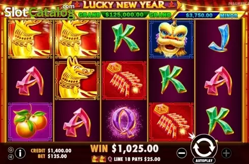 Οθόνη8. Lucky New Year Κουλοχέρης 