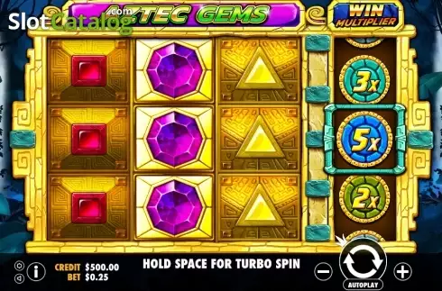 Οθόνη3. Aztec Gems (Pragmatic Play) Κουλοχέρης