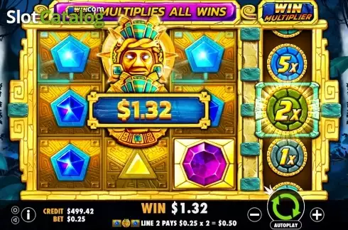 Οθόνη8. Aztec Gems (Pragmatic Play) Κουλοχέρης