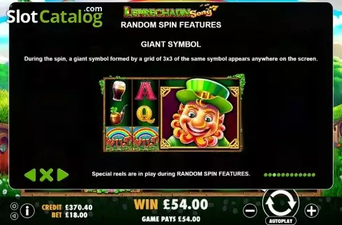 Οθόνη9. Leprechaun Song Κουλοχέρης