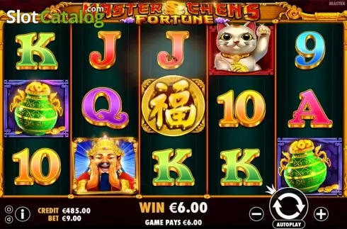 Οθόνη5. Master Chen's Fortune Κουλοχέρης