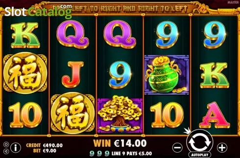 Οθόνη6. Master Chen's Fortune Κουλοχέρης