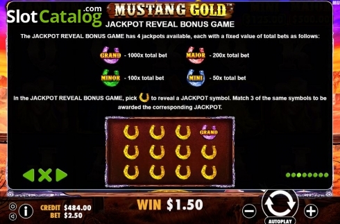 Οθόνη5. Mustang Gold Κουλοχέρης