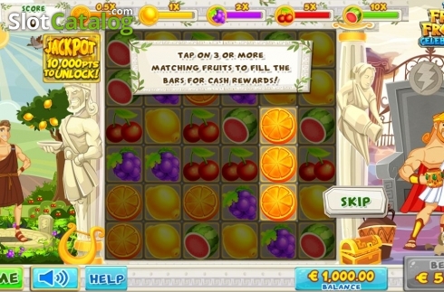 Οθόνη8. The Fruit Frenzy Celebration Κουλοχέρης