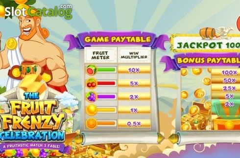Οθόνη9. The Fruit Frenzy Celebration Κουλοχέρης