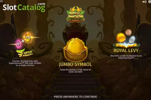 Οθόνη2. Royal Potato Κουλοχέρης