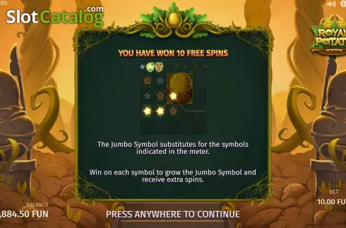 Οθόνη7. Royal Potato Κουλοχέρης