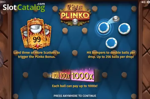 Οθόνη2. Pine of Plinko Κουλοχέρης