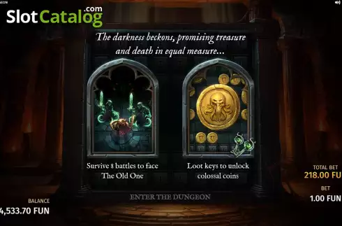 Οθόνη9. Eldritch Dungeon Κουλοχέρης
