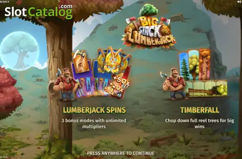 Οθόνη2. Big Stack Lumberjack Κουλοχέρης