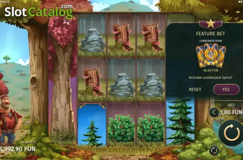 Οθόνη6. Big Stack Lumberjack Κουλοχέρης
