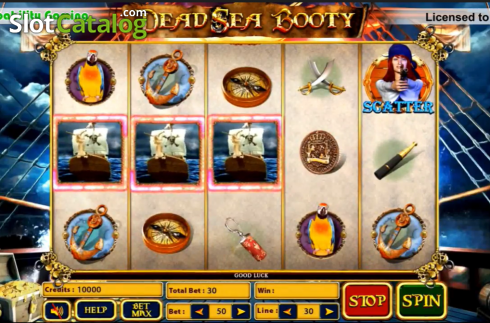 Οθόνη3. Dead Sea Booty Κουλοχέρης