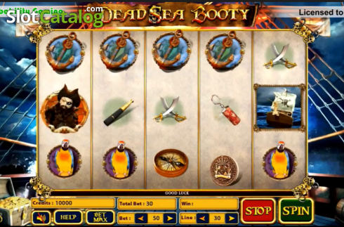Οθόνη4. Dead Sea Booty Κουλοχέρης