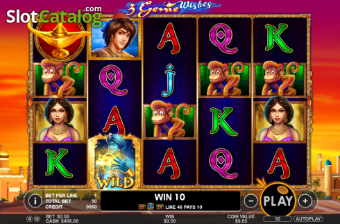Αγριος. 3 Genie Wishes Κουλοχέρης