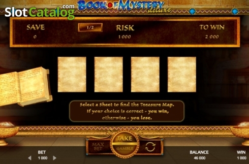 Οθόνη4. Book of Mystery Deluxe Κουλοχέρης