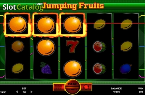 Οθόνη3. Jumping Fruits (Promatic Games) Κουλοχέρης