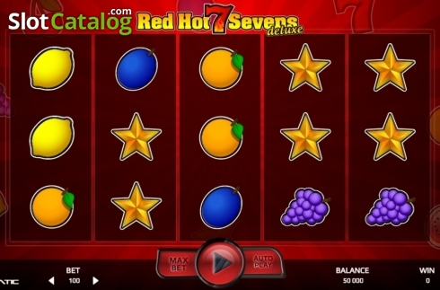 Οθόνη2. Red Hot Sevens Deluxe Κουλοχέρης