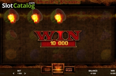 Οθόνη3. Devils Fruits (Promatic Games) Κουλοχέρης