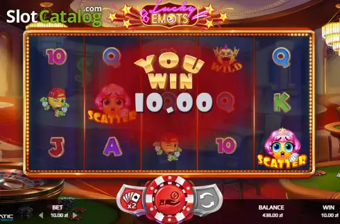 Οθόνη4. Lucky Emots Κουλοχέρης