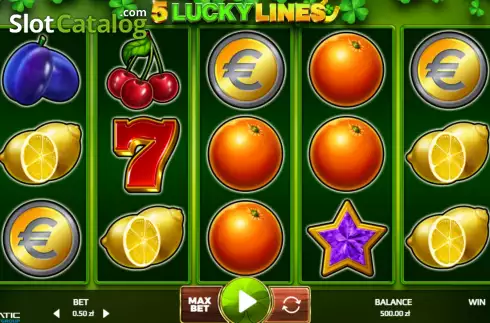Οθόνη2. 5 Lucky Lines Κουλοχέρης